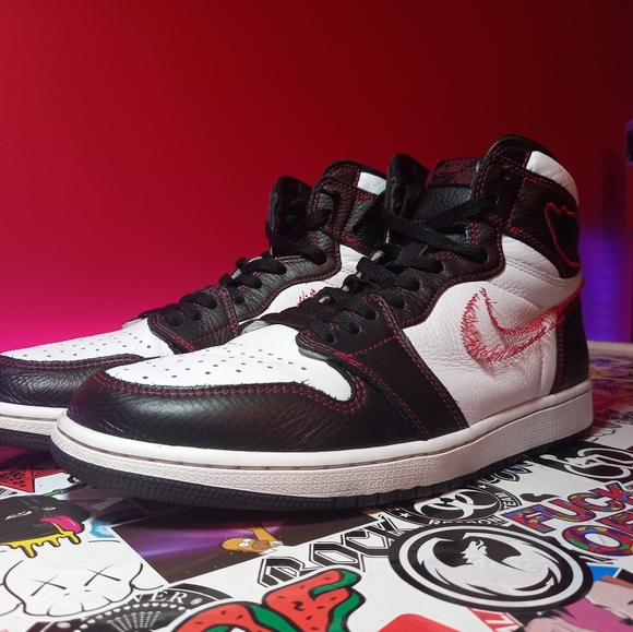 Jordan 1 defiant white black gym red - Picture 11 of 14